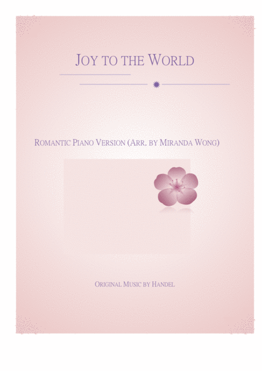 Joy to the World - Romantic Christmas Piano Solo image number null