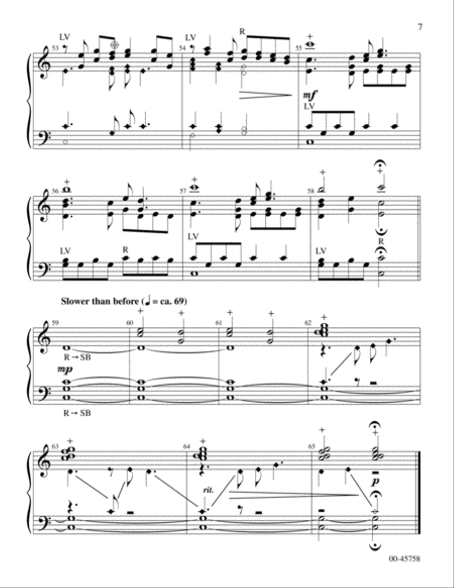Suo Gan Handbell Choir scores gallery preview page 7