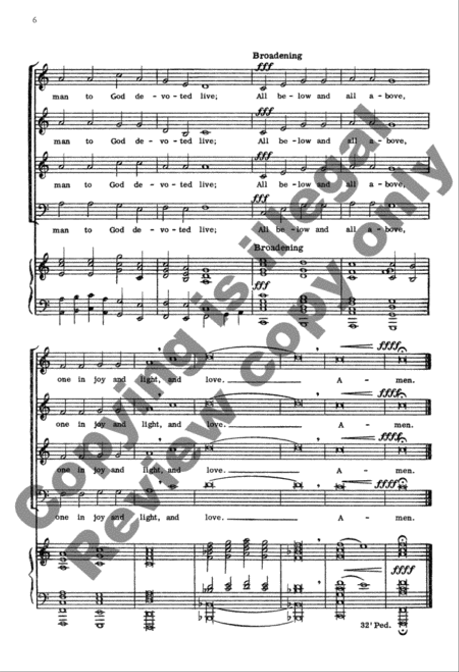 God Of Mercy, God Of Grace 4-Part scores gallery preview page 9