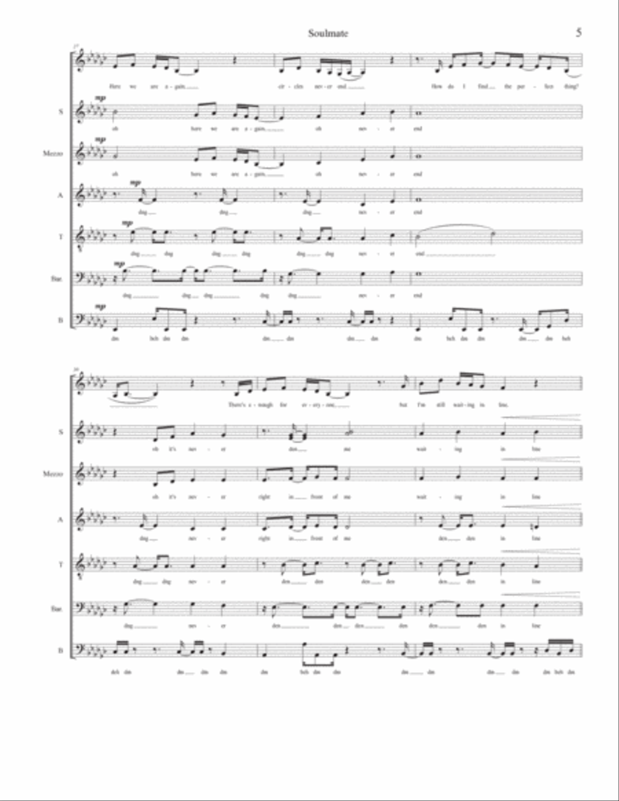 Soulmate 4-Part scores gallery preview page 5