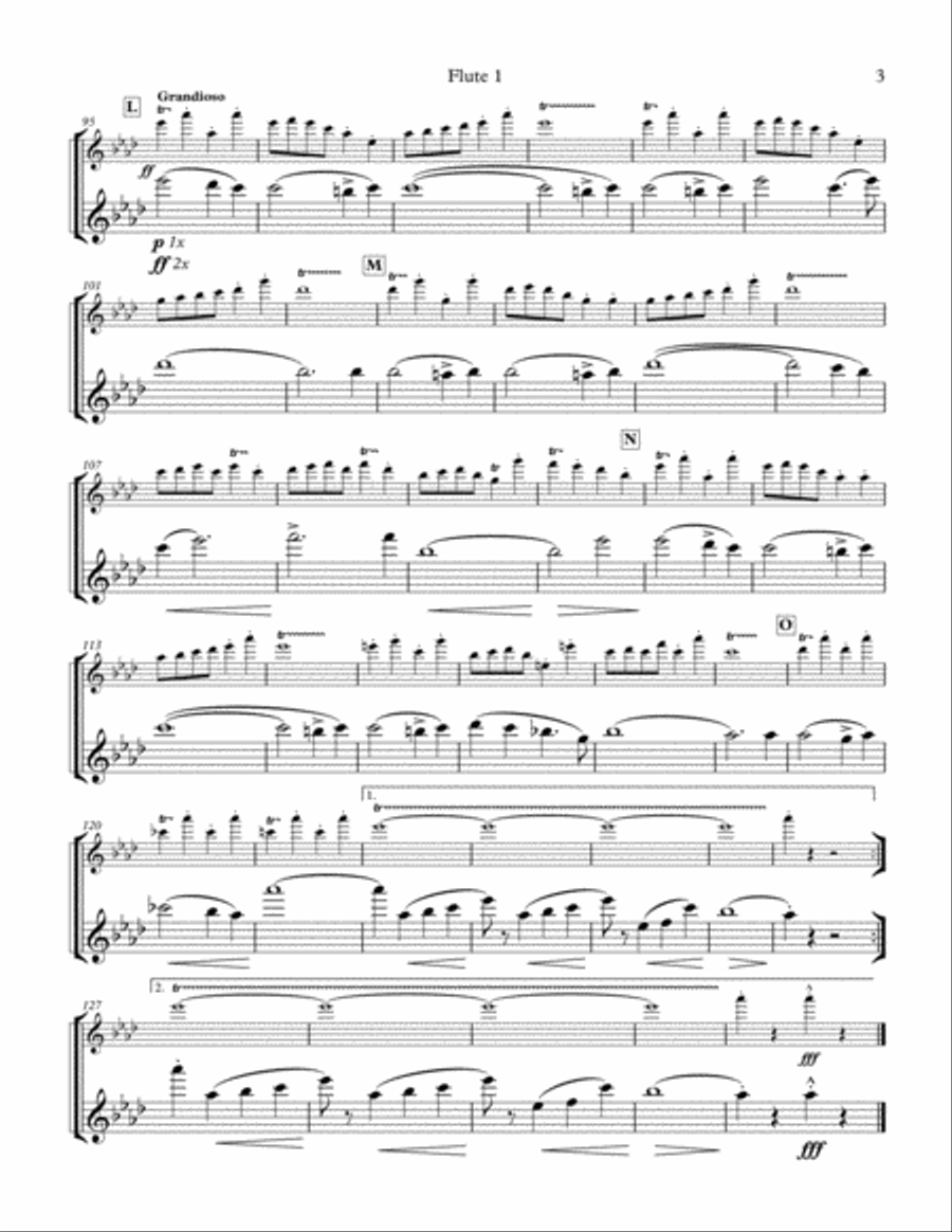 Stars and Stripes Forever (Orchestra and/or Concert Band, with optional Chorus) Letter Size 8.5