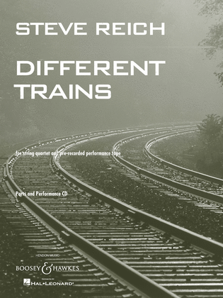 Book cover for Different Trains