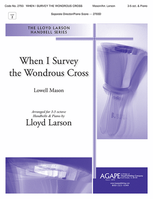 Book cover for When I Survey the Wondrous Cross-3-5 oct.