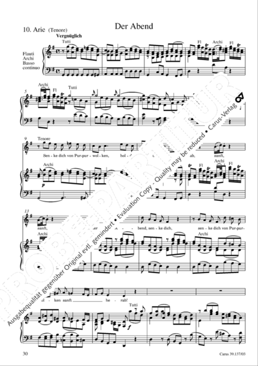 Die Tageszeiten 4-Part scores gallery preview page 31