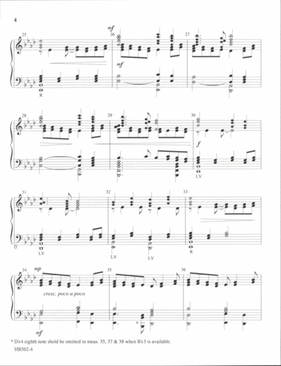 Nearer, My God, to Thee - Lamb Handbell Choir scores gallery preview page 4