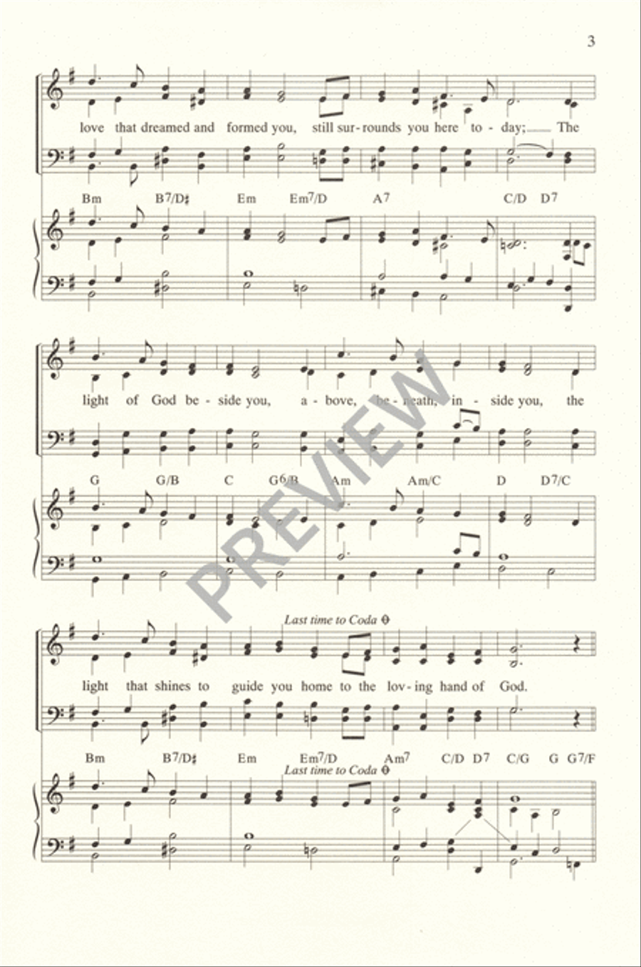 The Hand of God Shall Hold You 4-Part scores gallery preview page 5