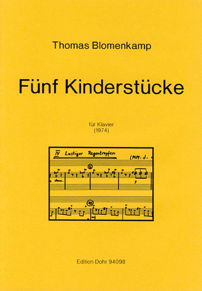 Fünf Kinderstücke für Klavier (1974)