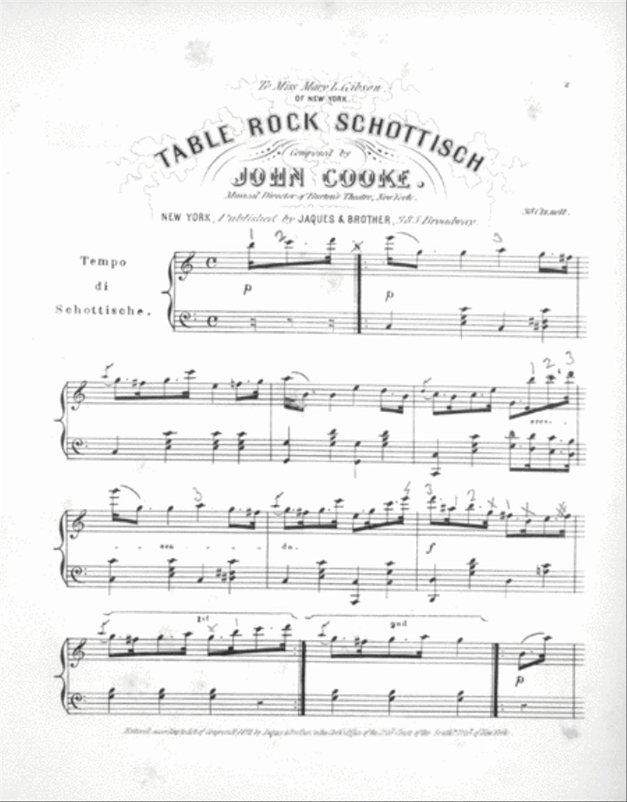Table Rock Schottisch Piano Solo scores gallery preview page 2