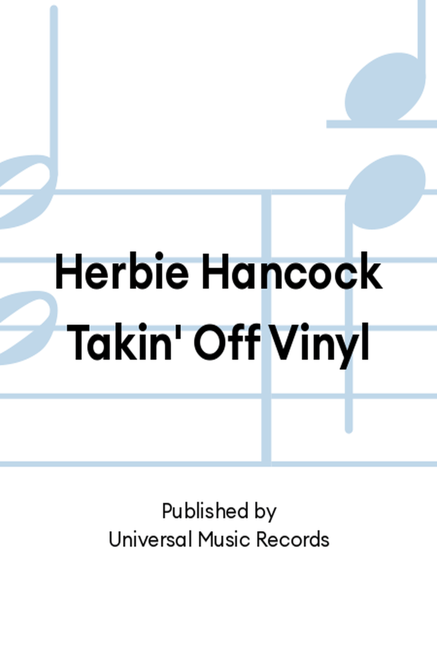 Herbie Hancock Takin' Off Vinyl Vinyl scores gallery preview page 1