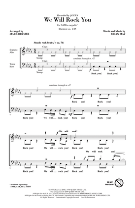 We Will Rock You (arr. Mark Brymer)