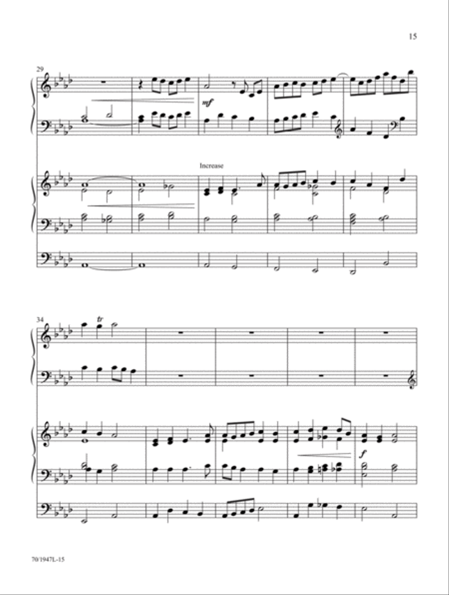 Begin the Song of Praise! Organ scores gallery preview page 9