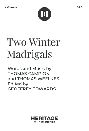Two Winter Madrigals