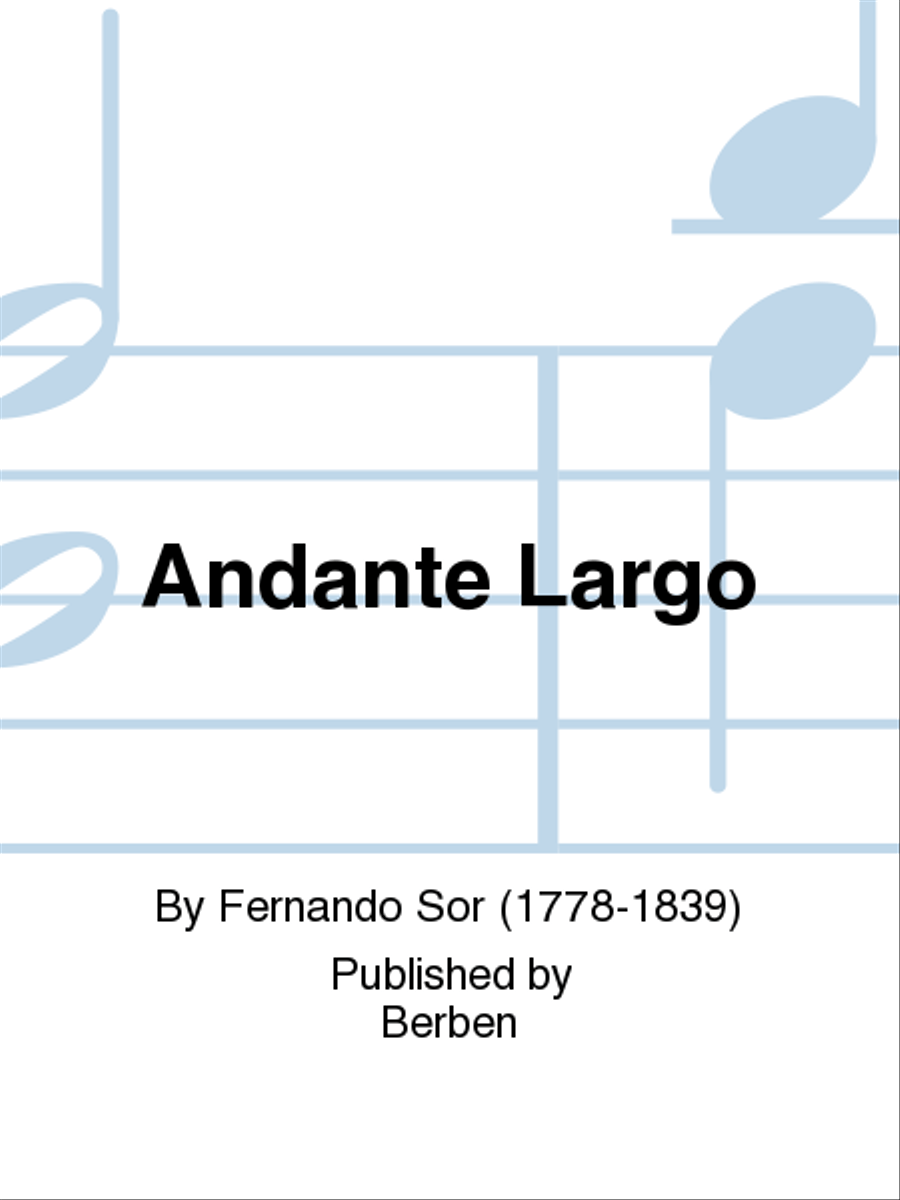 Andante Largo School and Community scores gallery preview page 1