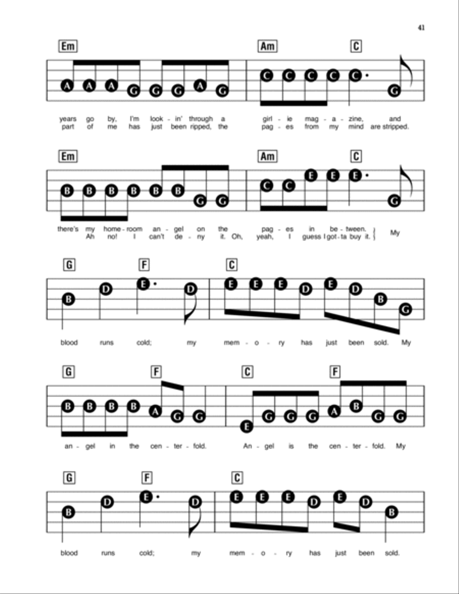 Centerfold Electronic Keyboard scores gallery preview page 2