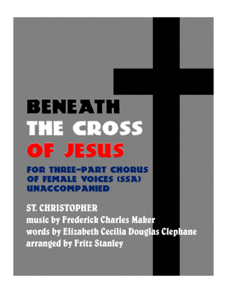 Beneath the Cross of Jesus - SSA A Cappella image number null