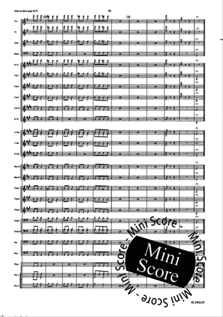 Suite de Salon Concert Band scores gallery preview page 30
