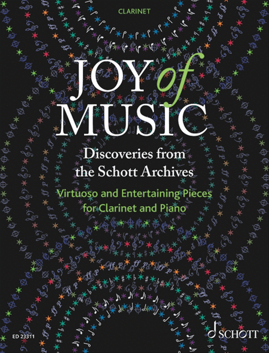 Joy of Music - Discoveries from the Schott Archives Clarinet Solo scores gallery preview page 1