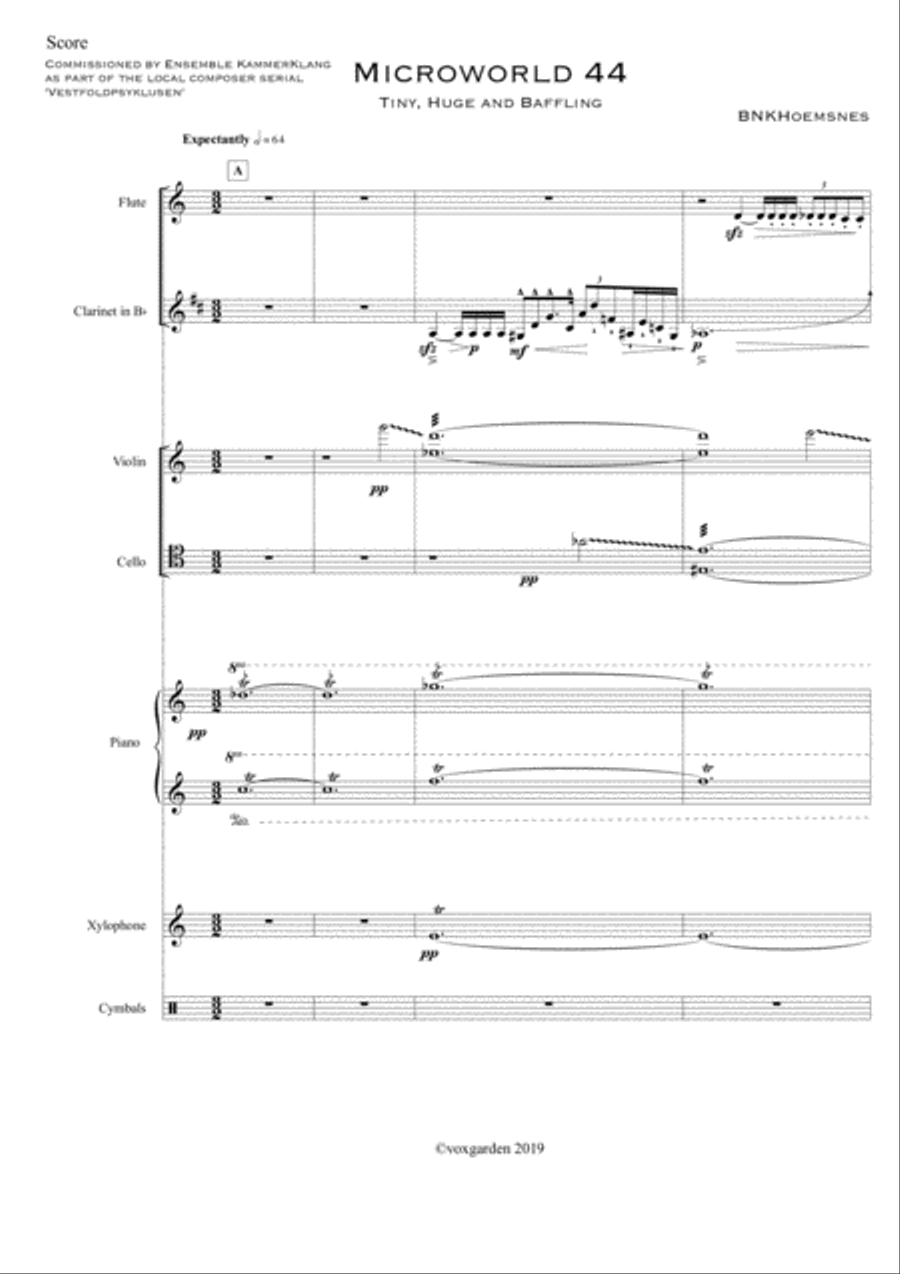 Microworld 44 Small Ensemble scores gallery preview page 1