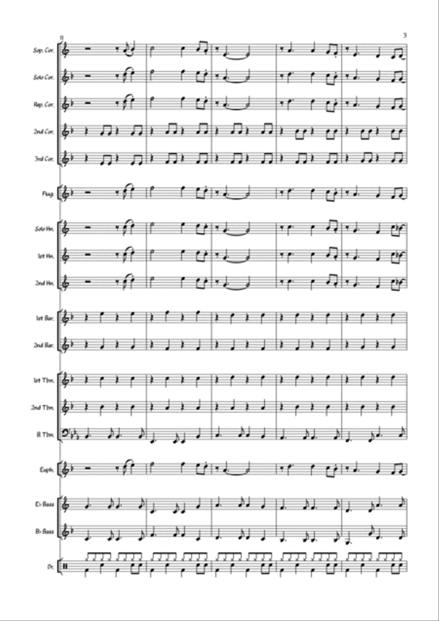 All My Loving Brass Band scores gallery preview page 5