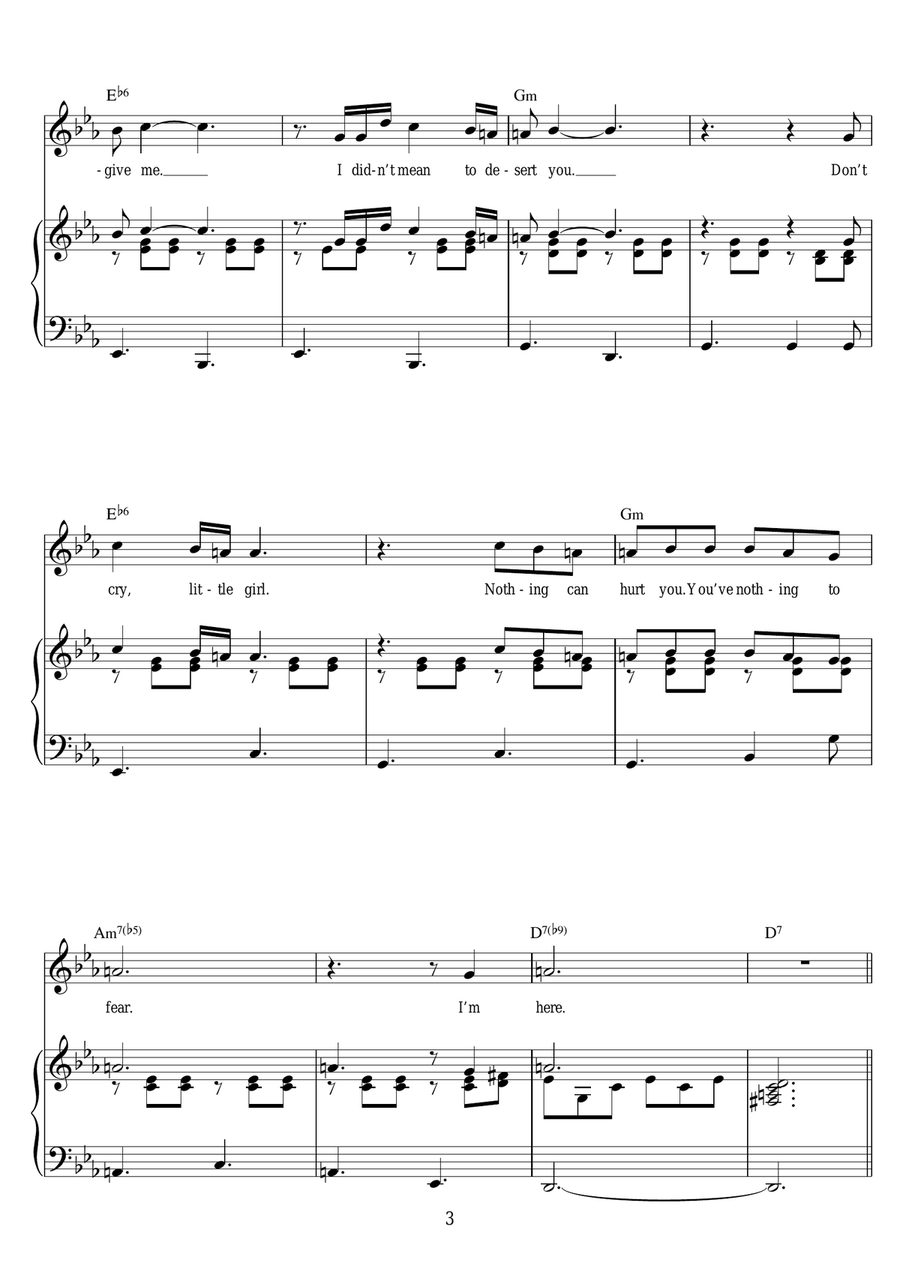 I'm Here (from Matilda The Musical) Piano, Vocal scores gallery preview page 3