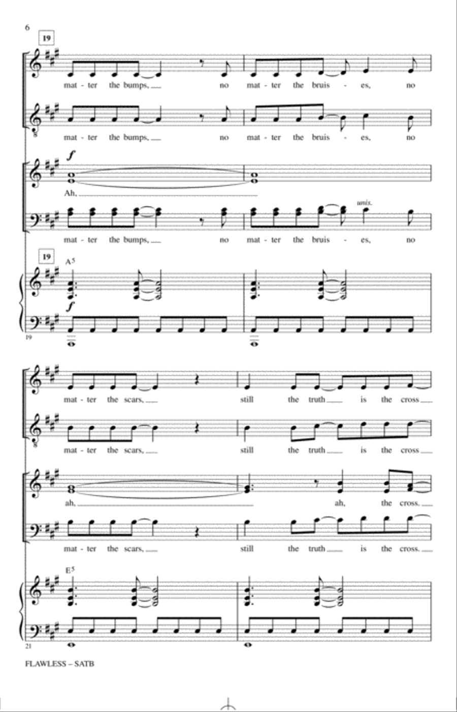 Flawless Flawless 4-Part scores gallery preview page 5