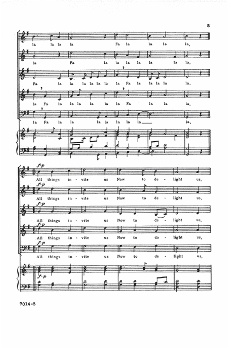 Sing We and Chant It SSATB scores gallery preview page 4