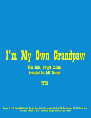 Book cover for I'm My Own Grandpaw