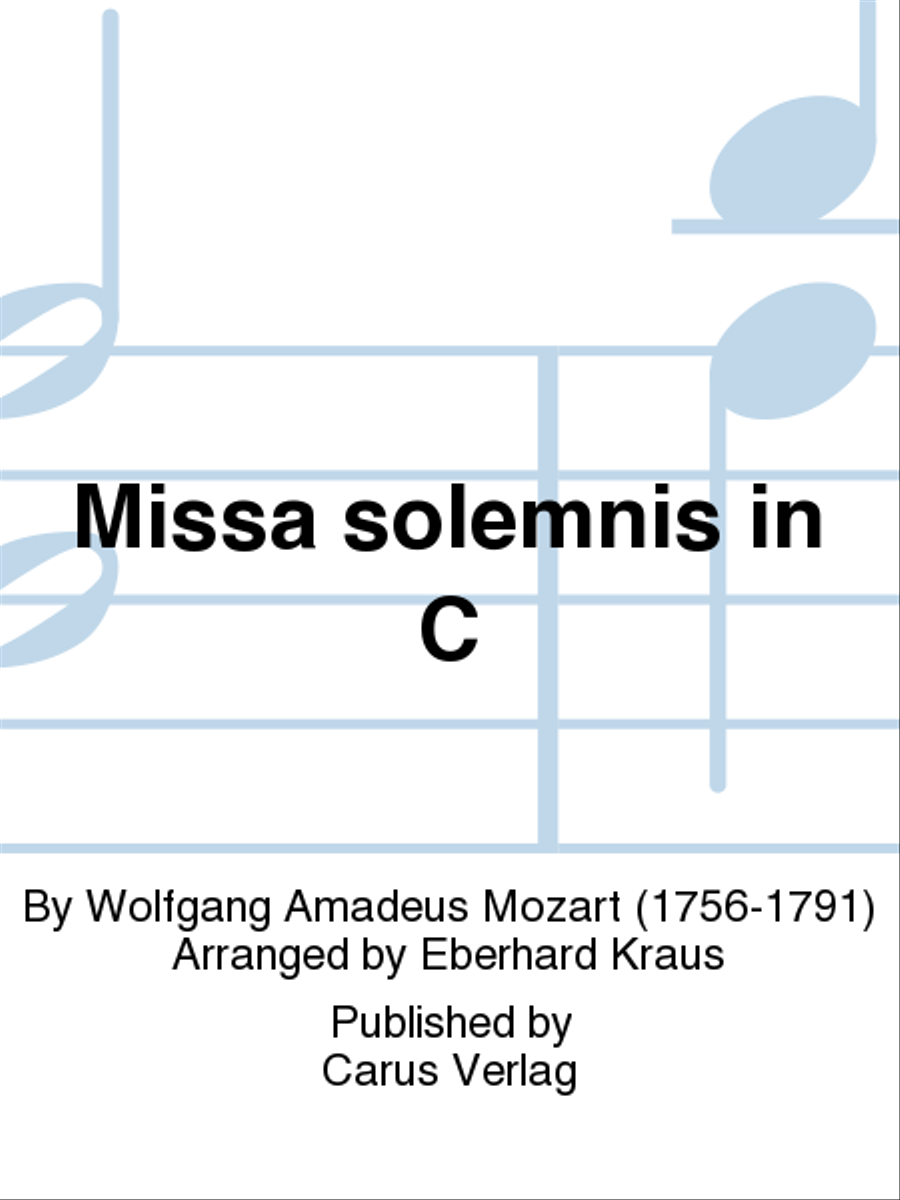 Missa solemnis in C