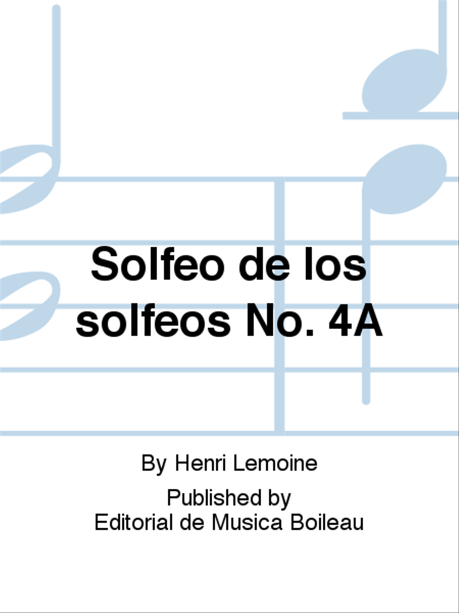 Solfeo de los solfeos No. 4A