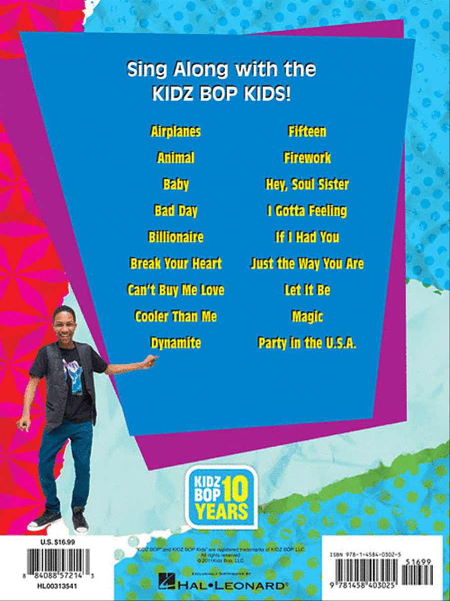 Kidz Bop Songbook Piano, Vocal, Guitar scores gallery preview page 2