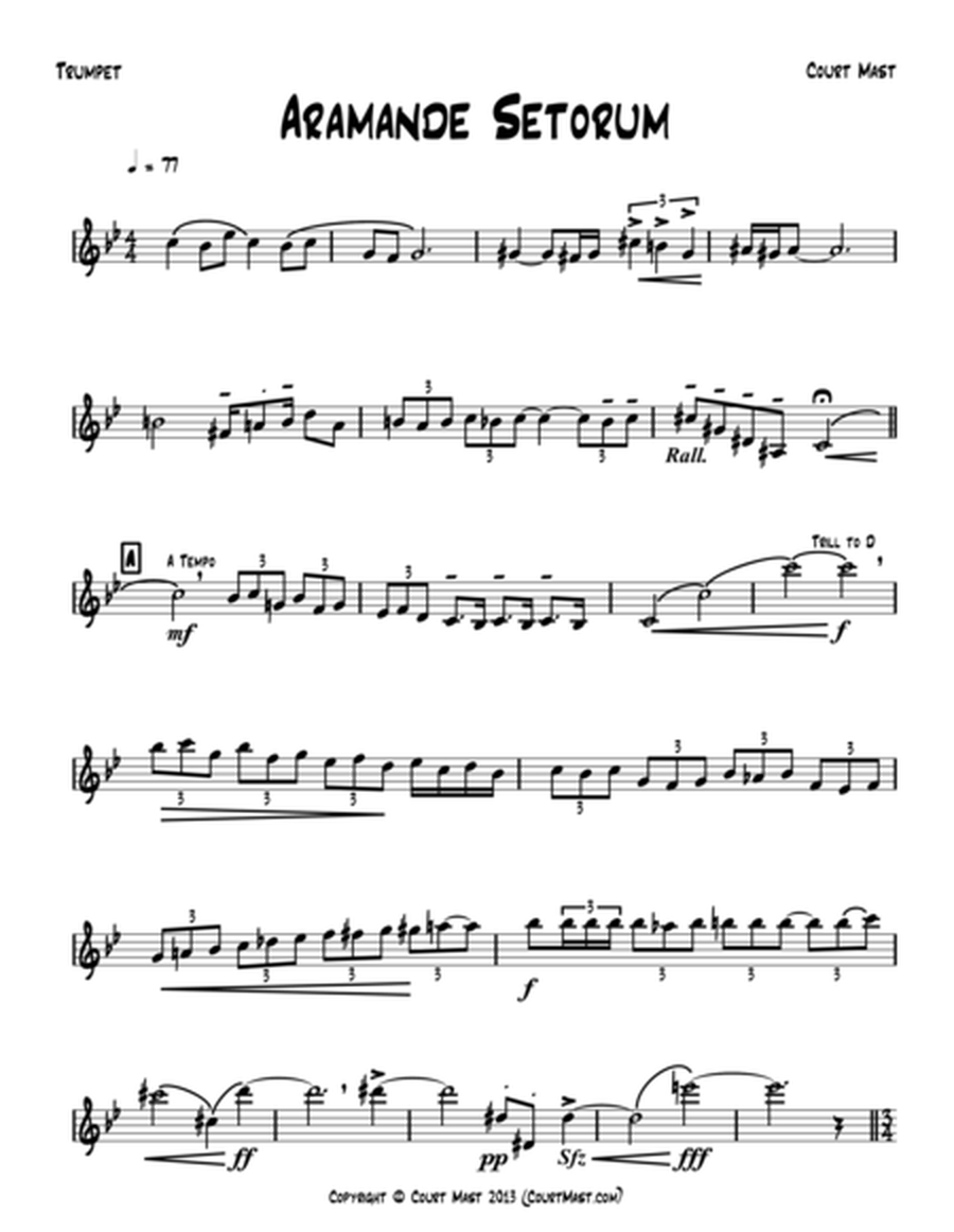 Aramande Setorum - Trumpet Solo image number null