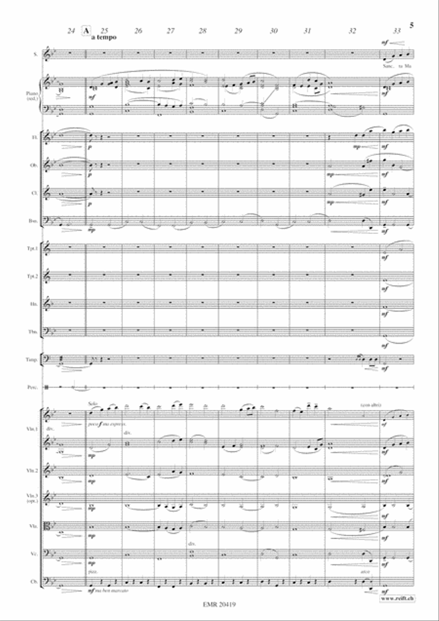 Ave Maria Ave Maria Orchestra scores gallery preview page 6