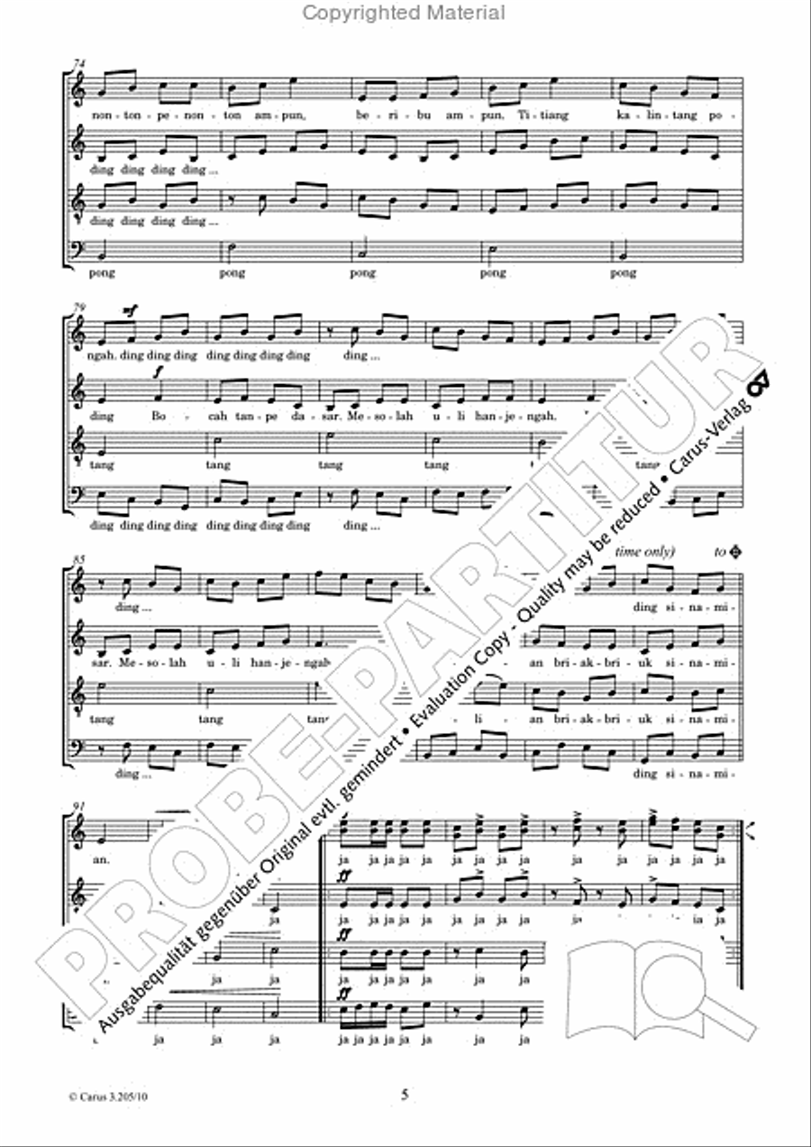 Meplalian SSATB scores gallery preview page 6