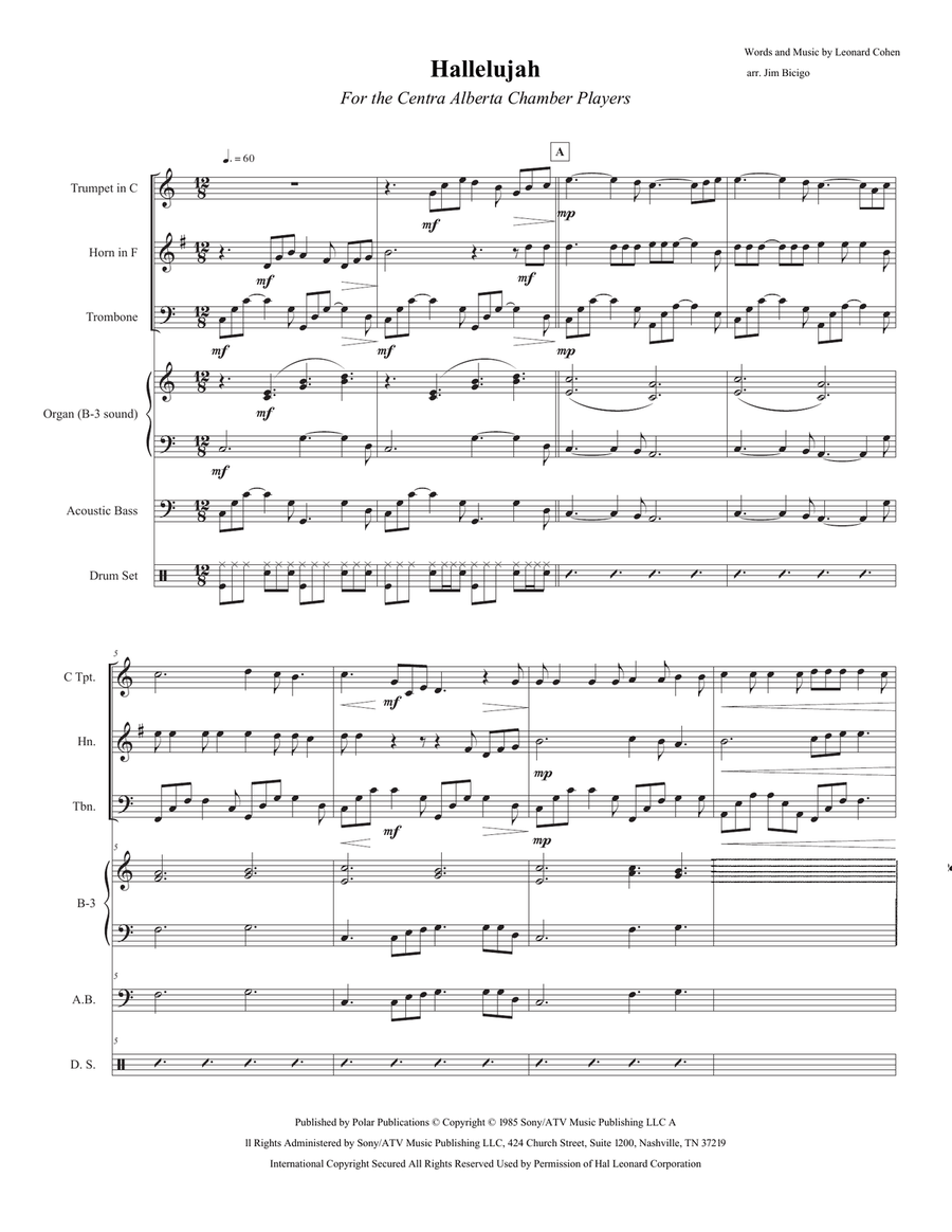 Hallelujah Hallelujah Sacred scores gallery preview page 1