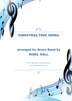 Book cover for Christmas Tree Swing - Brass Band