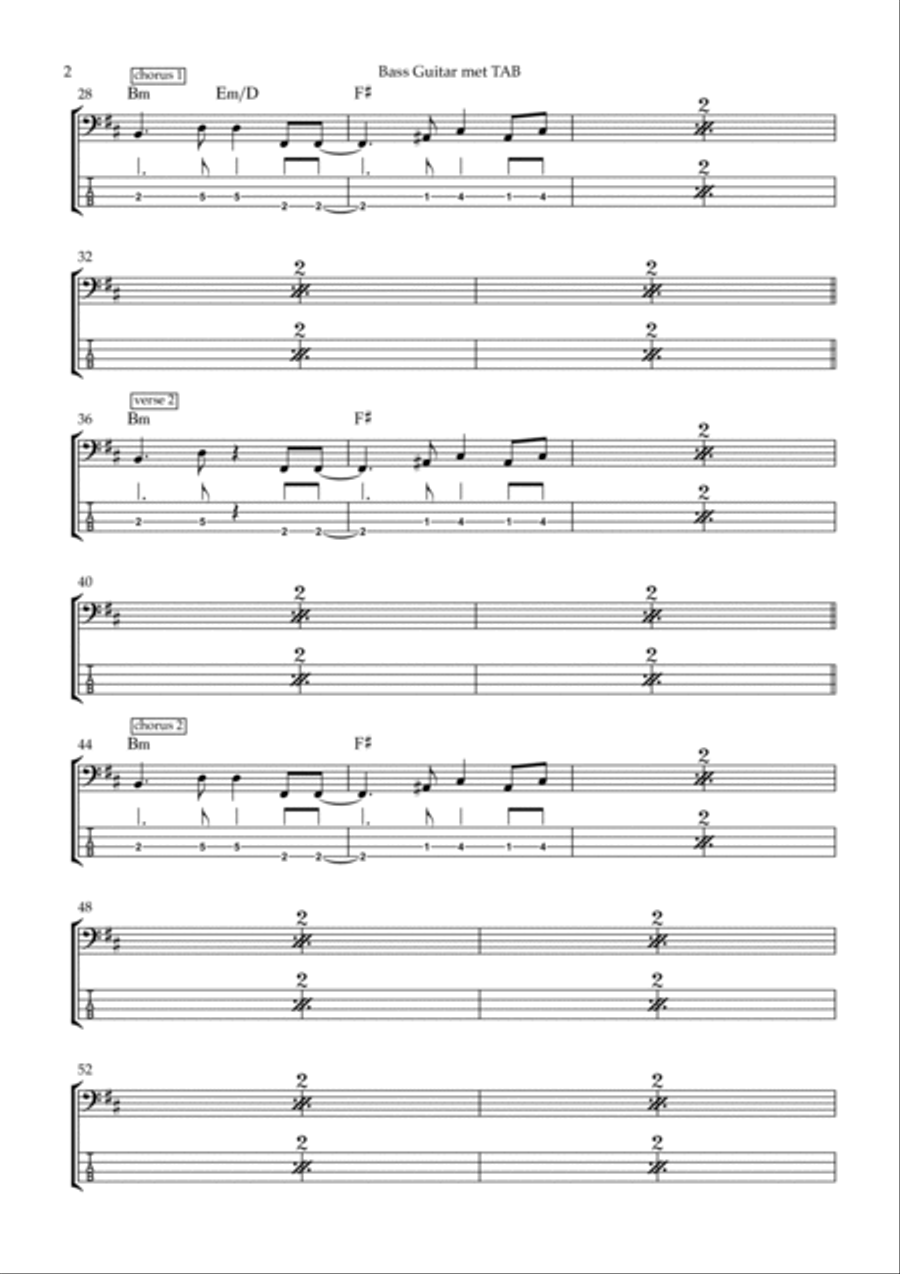 Corazon Espinado Guitar Tablature scores gallery preview page 2