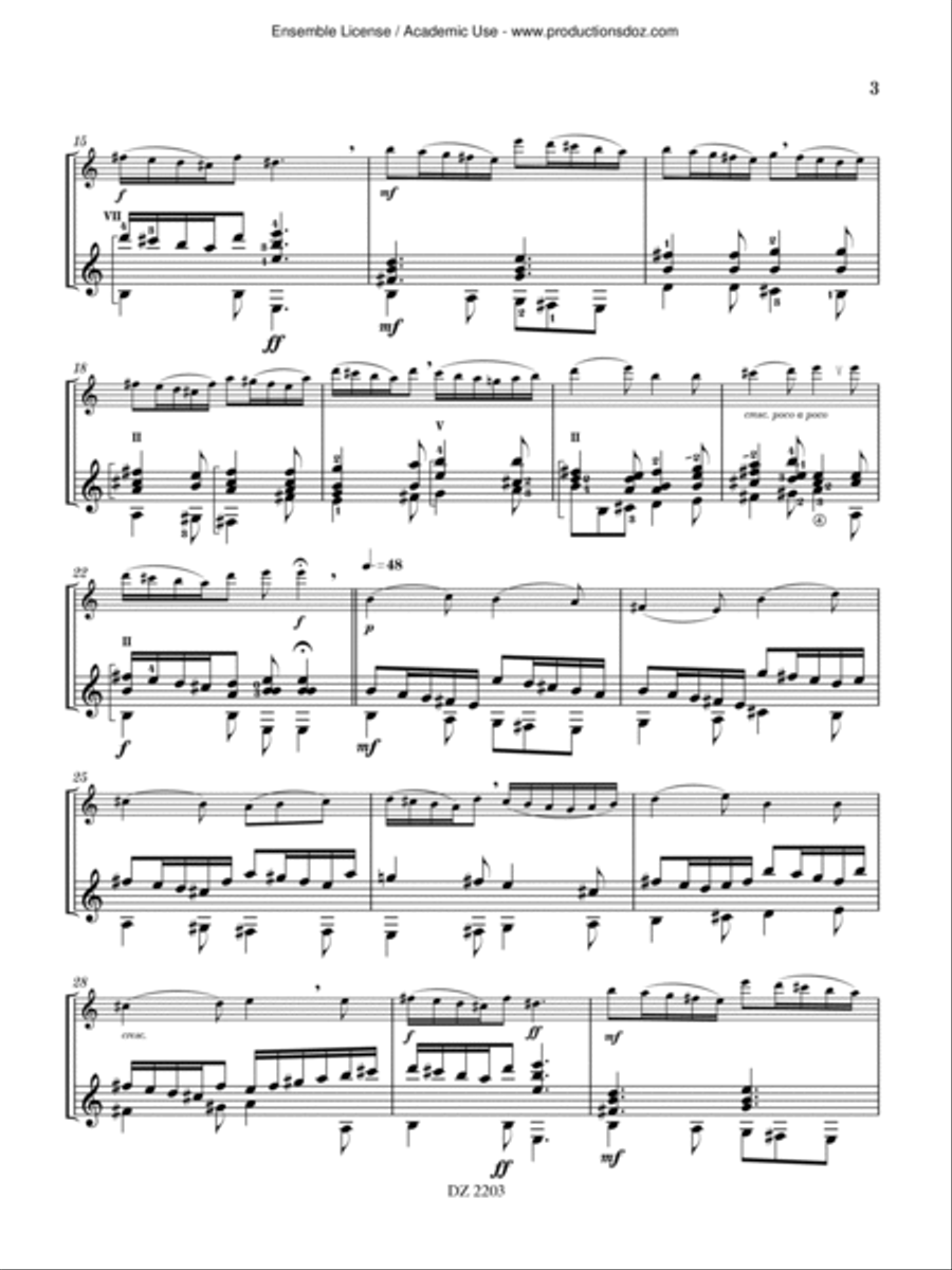 Concerto pour un gentilhomme Flute scores gallery preview page 3