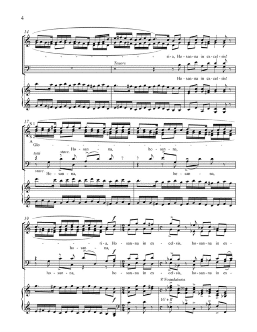 Christmas Intrada 4-Part scores gallery preview page 4