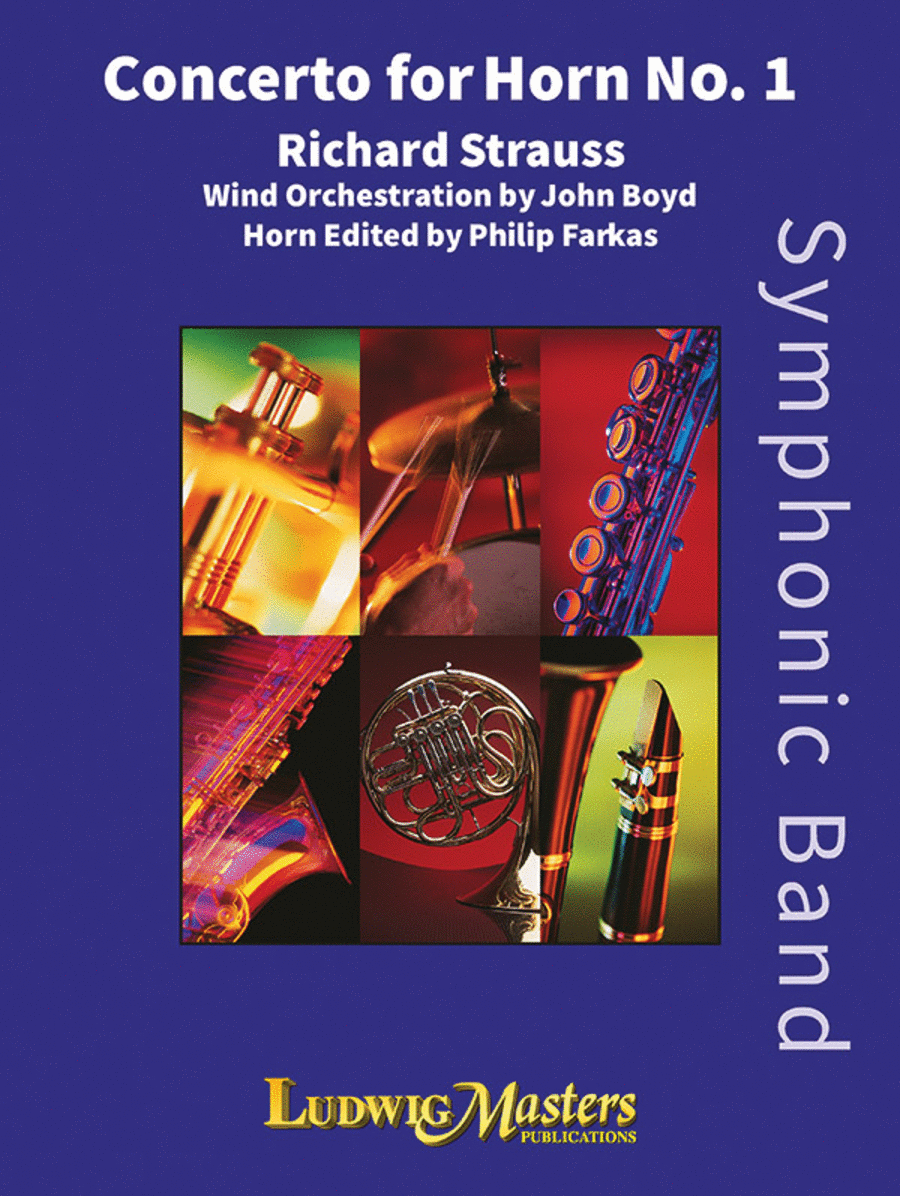 Concerto for Horn No. 1 (band accompaniment) Concert Band scores gallery preview page 1