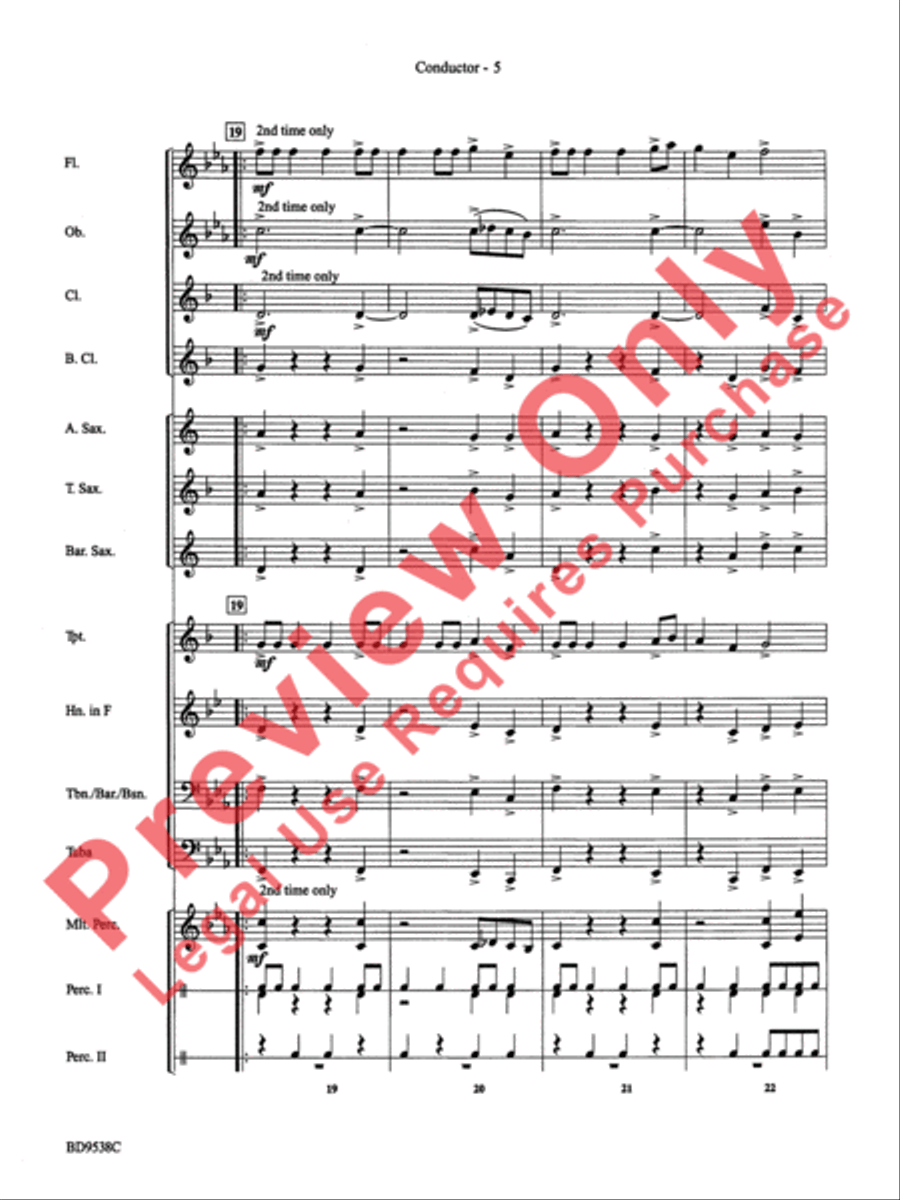 Excelcia Concert Band scores gallery preview page 7