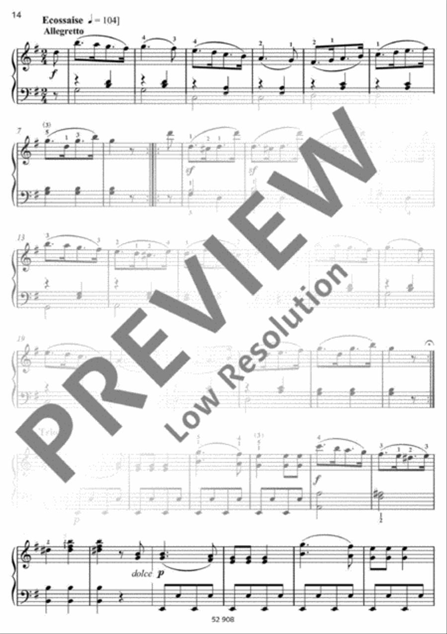 12 Easy and progressive Sonatinas Piano Solo scores gallery preview page 15