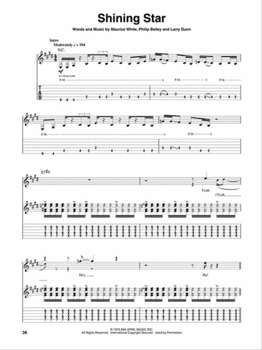 R&B Guitar Tablature scores gallery preview page 6