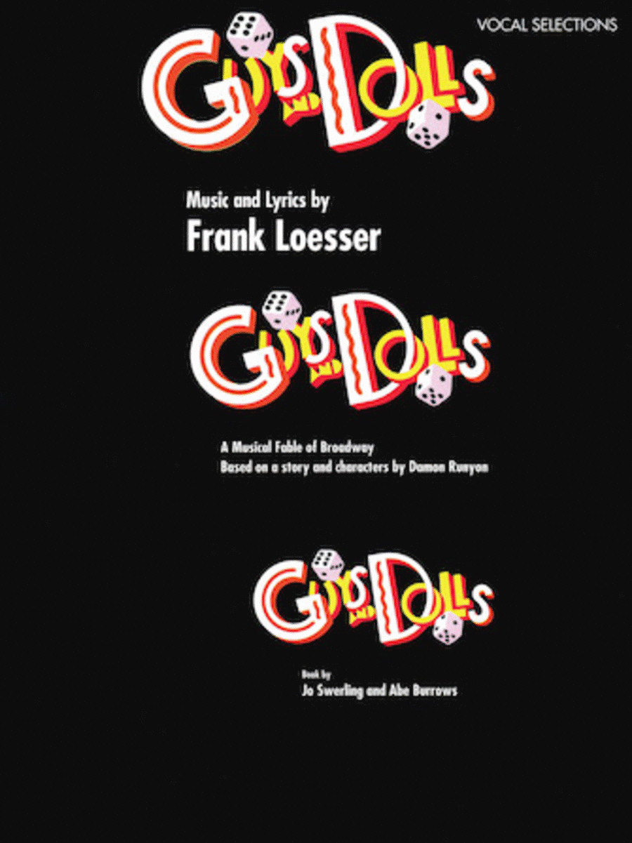 Guys and Dolls Piano, Vocal, Guitar scores gallery preview page 1