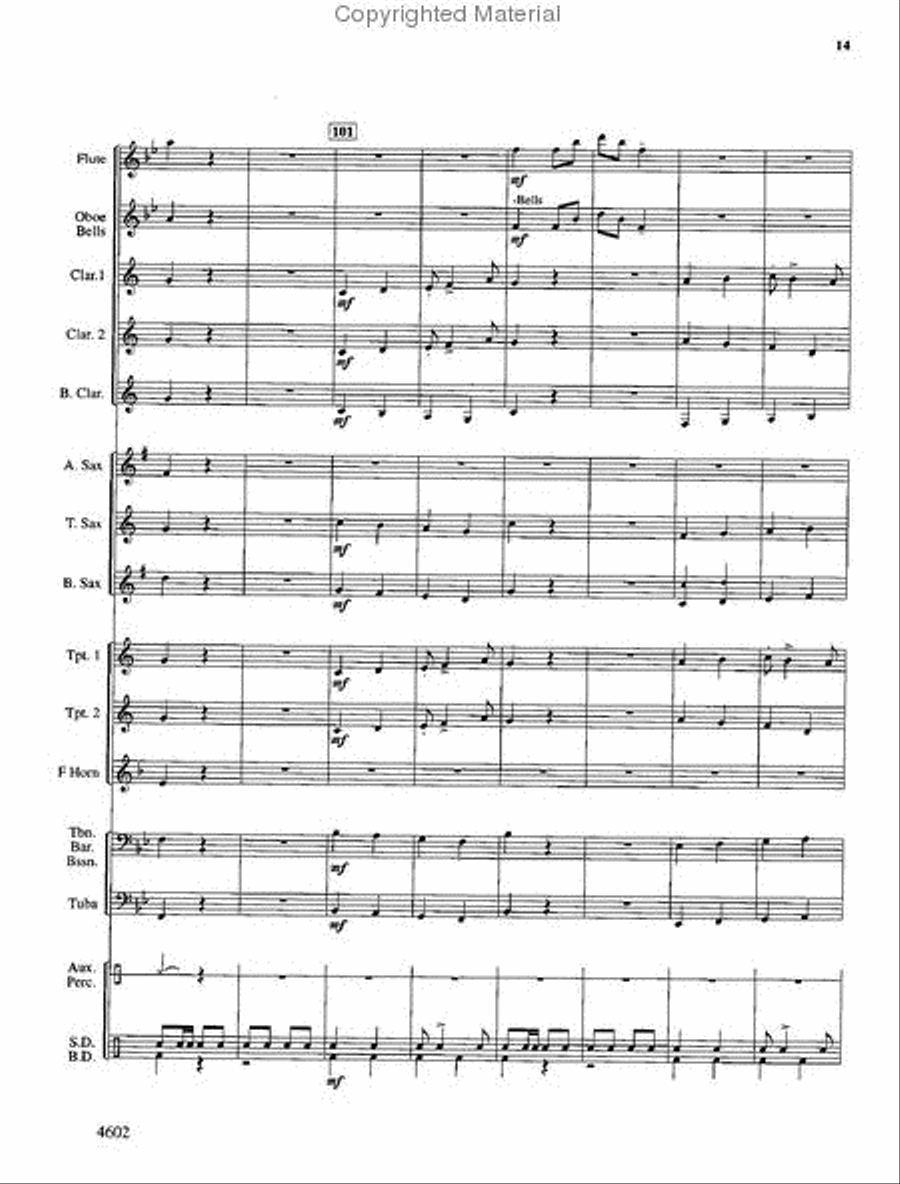 Band Avenue Band Avenue Concert Band scores gallery preview page 14