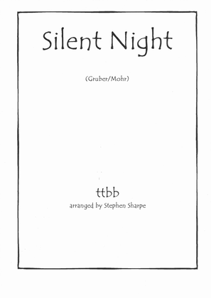 Book cover for Silent Night TTBB