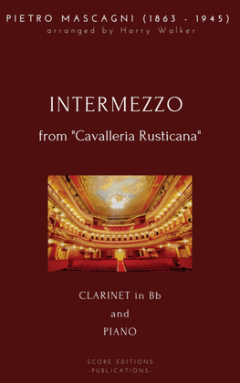 Mascagni: Intermezzo (for Clarinet in Bb and Piano)