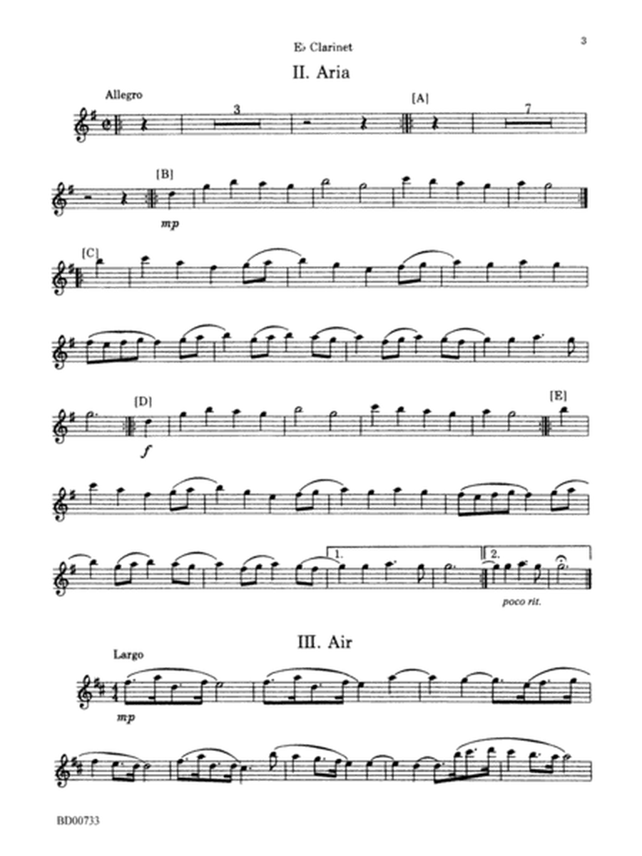 Water Music Suite: E-flat Soprano Clarinet
