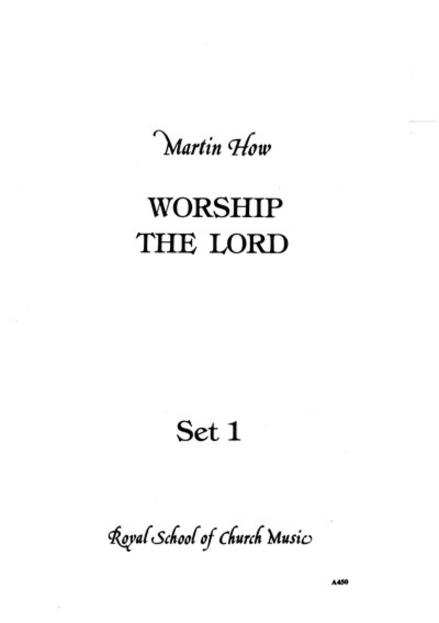 Worship the Lord - Set 1 4-Part scores gallery preview page 1