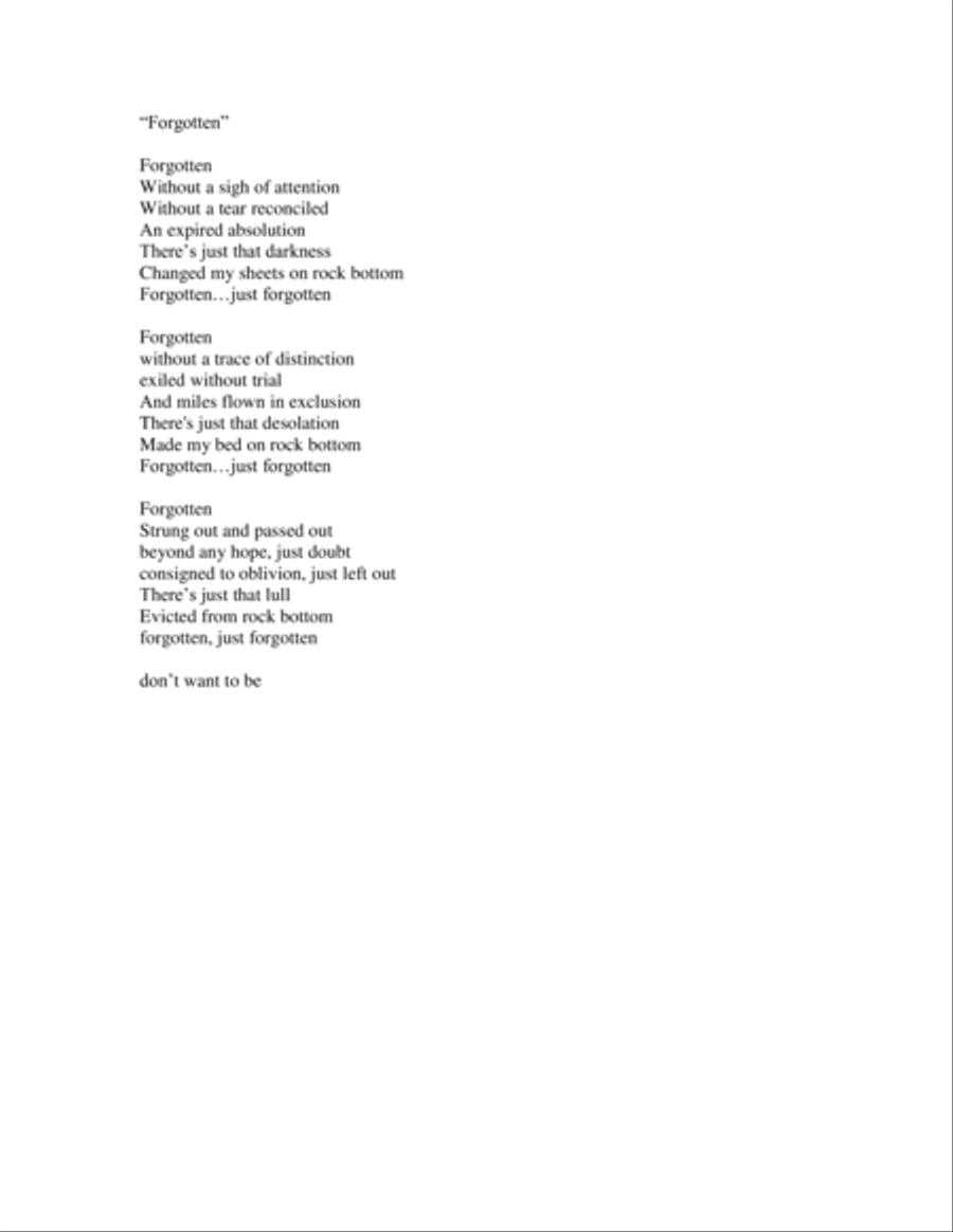Forgotten Forgotten Guitar scores gallery preview page 1