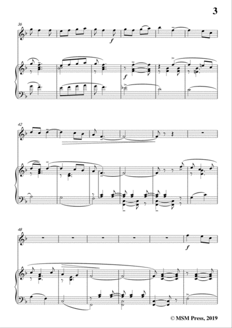 Tosti-Luna d'estate!, for Flute and Piano Flute Solo scores gallery preview page 5